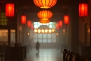 山脊上的云封面，云层漫过气象站屋顶